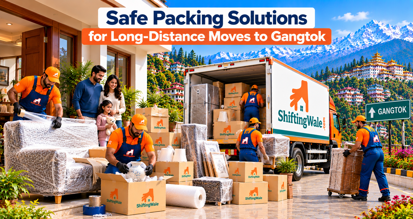 Safe Packing Solutions for Long Distance Moves to Gangtok